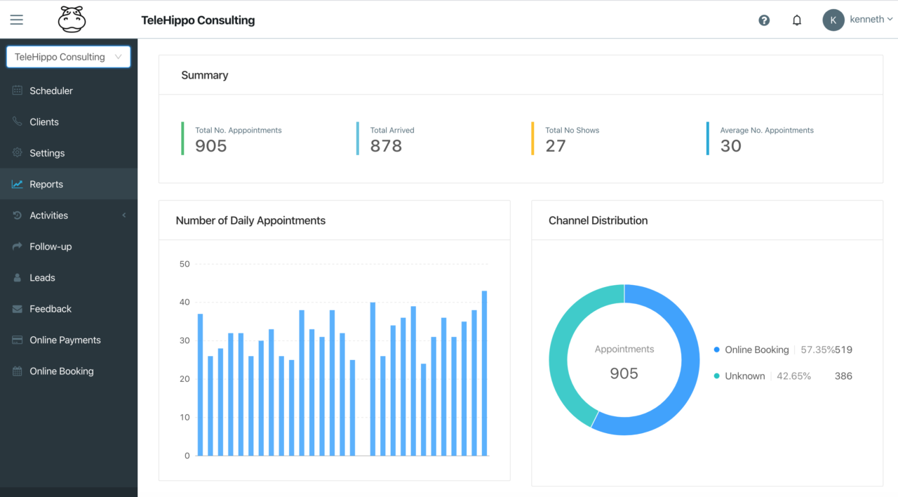 TeleHippo Booking App